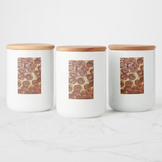 Étiquette Pour Bocaux Pepperoni Pizza (Bouteilles)