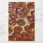 Étiquette Pour Bocaux Pepperoni Pizza (Étiquettes simples)