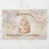 Étiquette Pour Bocaux Personalized Handmade- Love custom kitchen lable (Étiquettes simples)