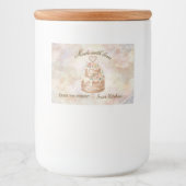 Étiquette Pour Bocaux Personalized Handmade- Love custom kitchen lable (Devant)