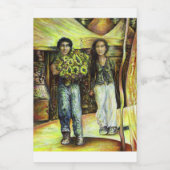 Étiquette Pour Bocaux Phase de ChapeI Sixtine d'un ChaIIenge (Étiquettes simples)