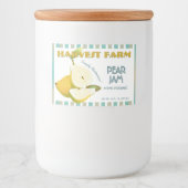 Étiquette Pour Bocaux Poires Canne à fruits tropicaux (Devant)