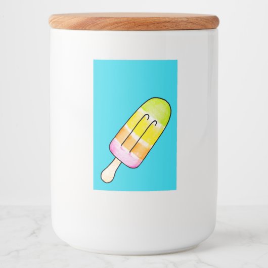 Étiquette Pour Bocaux Popsicle (Devant)