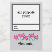 Étiquette Pour Bocaux Porte-monnaie personnalisée (Étiquettes simples)