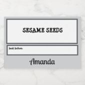 Étiquette Pour Bocaux Porte-monnaie personnalisée (Étiquettes simples)