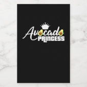 Étiquette Pour Bocaux Princesse Avocado (Étiquettes simples)