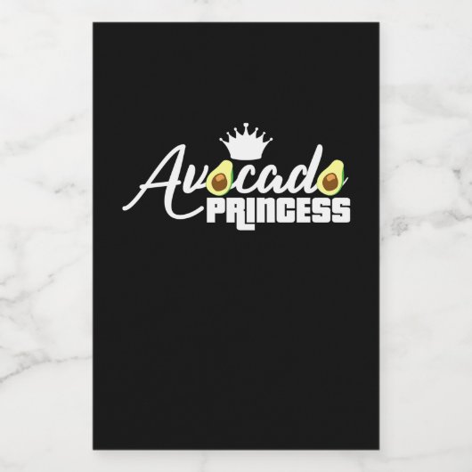 Étiquette Pour Bocaux Princesse Avocado (Étiquettes simples)