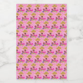 Étiquette Pour Bocaux Princesse en rose (Étiquettes simples)