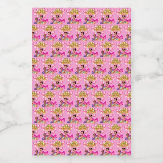 Étiquette Pour Bocaux Princesse en rose (Étiquettes simples)