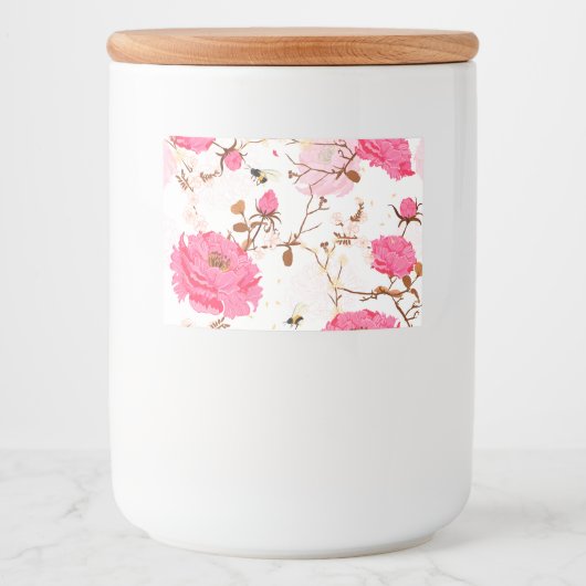 Étiquette Pour Bocaux printemps (Devant)