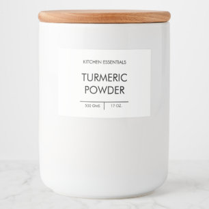 Étiquette Pour Bocaux Produit de stockage personnalisé d'organisation