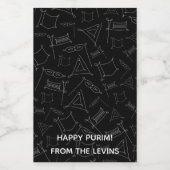 Étiquette Pour Bocaux Purim (homonymie) (Étiquettes simples)