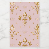 Étiquette Pour Bocaux Regal Rose verre jarre (Étiquettes simples)