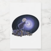 Étiquette Pour Bocaux Réunion au clair de lune (Étiquettes simples)