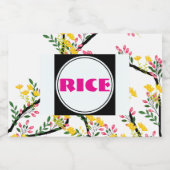 Étiquette Pour Bocaux Riz (Étiquettes simples)