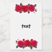 Étiquette Pour Bocaux rose (Étiquettes simples)