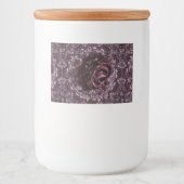 Étiquette Pour Bocaux Rose Mandala (Devant)