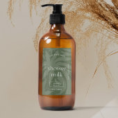 Étiquette Pour Bocaux Sage Green Chic Rectangle produit étanche Étiquett