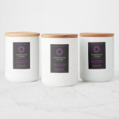 Étiquette Pour Bocaux Sahasrara Crown Chakra Candle Label (Bouteilles)