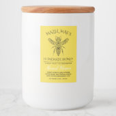 Étiquette Pour Bocaux Saveur de miel maison personnalisée (Devant)