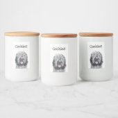 Étiquette Pour Bocaux Schapendoes Dutch sheepdog (Bouteilles)