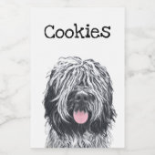 Étiquette Pour Bocaux Schapendoes Dutch sheepdog (Étiquettes simples)