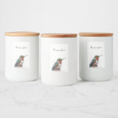 Étiquette Pour Bocaux Serenade de colibri bijoux, coutume (Bouteilles)