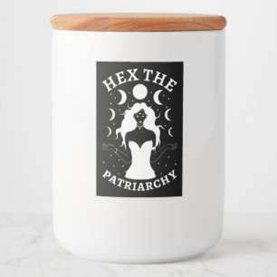 Étiquette Pour Bocaux Sorcière féministe - Hex le patriarcat II