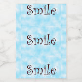 Étiquette Pour Bocaux Sourire (Étiquettes simples)
