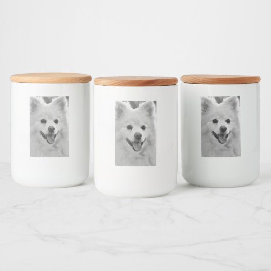 Étiquette Pour Bocaux Spitz japonais (Bouteilles)