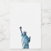 Étiquette Pour Bocaux Statue du sac fourre-tout de liberté (Étiquettes simples)