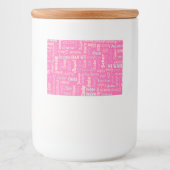 Étiquette Pour Bocaux Sucre (Devant)