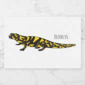 Étiquette Pour Bocaux Tigre salamandre (Étiquettes simples)