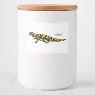 Étiquette Pour Bocaux Tigre salamandre