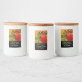 ÉTIQUETTE POUR BOCAUX TOMATOES CHATOUILLERS CANNINGS SAUCE TOMATO (Bouteilles)