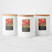 ÉTIQUETTE POUR BOCAUX TOMATOES CHATOUILLERS CANNINGS SAUCE TOMATO (Bouteilles)
