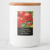 ÉTIQUETTE POUR BOCAUX TOMATOES CHATOUILLERS CANNINGS SAUCE TOMATO (Devant)