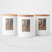 Étiquette Pour Bocaux Trick ou le traitement, Brave Halloween Costume Gi (Bouteilles)