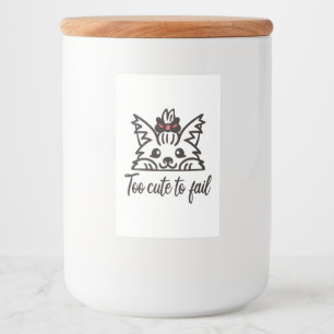 Étiquette Pour Bocaux Trop mignon pour échouer