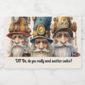 Étiquette Pour Bocaux Uff Da Candy ou Cookie Guardian Gnomans (Étiquettes simples)