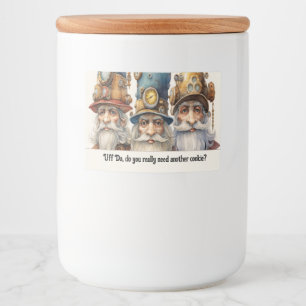 Étiquette Pour Bocaux Uff Da Candy ou Cookie Guardian Gnomans