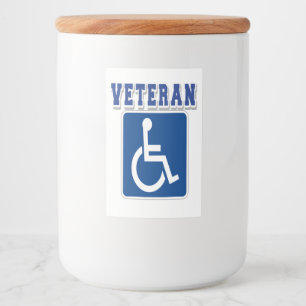 Étiquette Pour Bocaux Vétérinaire handicapé handicapé
