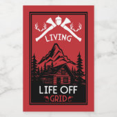 ÉTIQUETTE POUR BOCAUX VIE HORS GRILLE (Étiquettes simples)