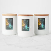 Étiquette Pour Bocaux Vol de libellule verte lumineuse (Bouteilles)