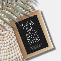 Vous avez un excellent goût boîte scellée emballag