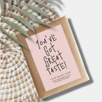 Vous avez un excellent goût boîte scellée étiquett