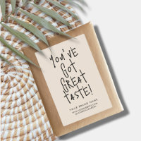 Vous avez une excellente boîte de goût sceller l'é