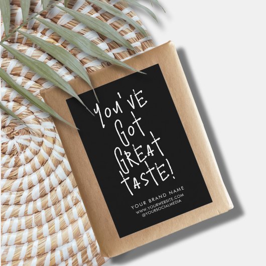 Étiquette Pour Bocaux Vous avez une excellente boîte de goût sceller l'é