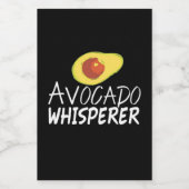 Étiquette Pour Bocaux Whisperer Avocado (Étiquettes simples)