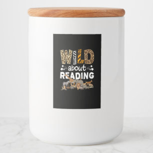 Étiquette Pour Bocaux Wild About Reading Books And Bookworm Library